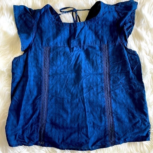 GAP Flutter Sleeve Blouse / cottage core - Picture 1 of 11